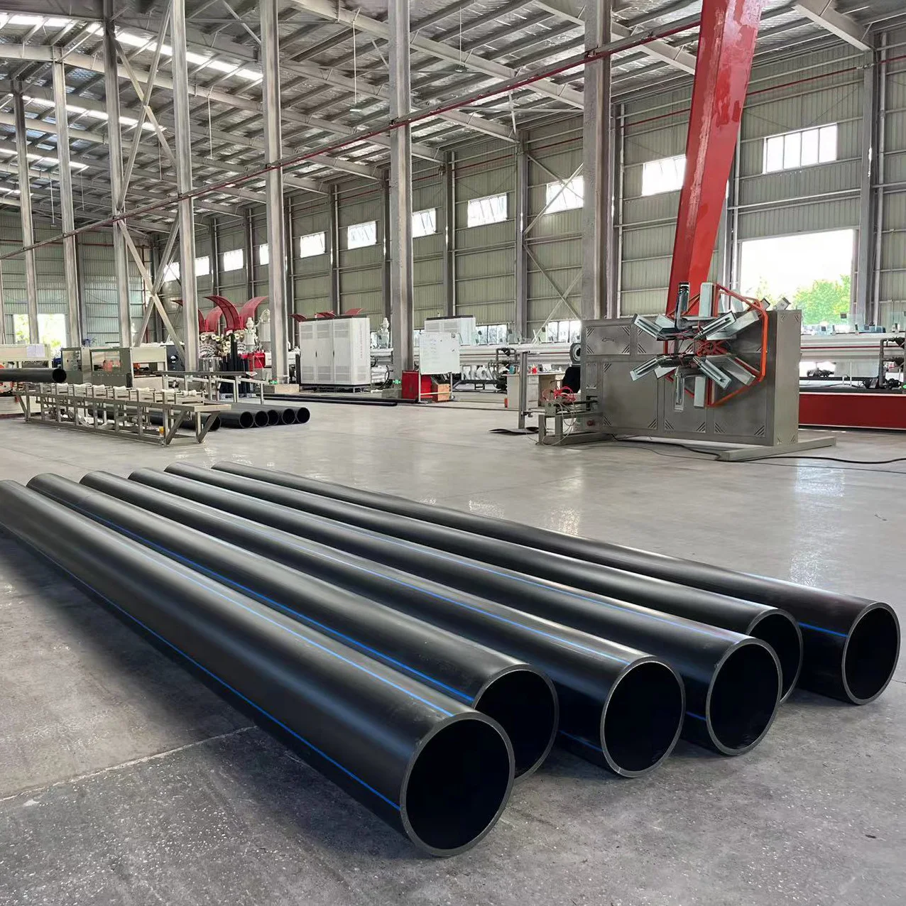 PN 20MPa SDR 9 PE 100 HDPE Pipe Water Supply 630mm Poly Plastic Pipe With CE Certificate