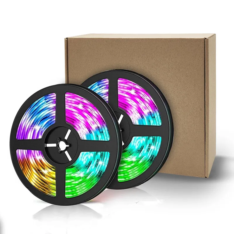 High quality led strip light set with HDMI sync box smart ambient flexible TV backlight DC12V smd5050 30leds 60leds ip20 ip65 68