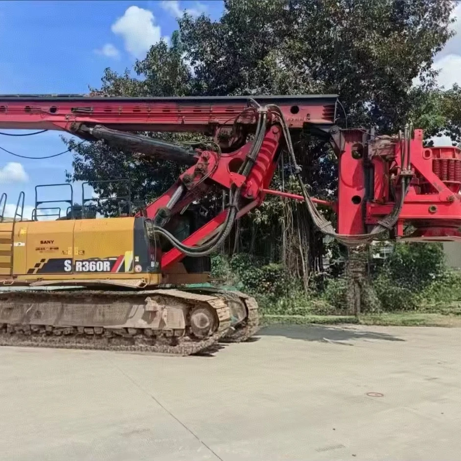 Sany Sr360r Year 2018 Used Rotary Rig Good Working Energy Construction Machine Cheap Price