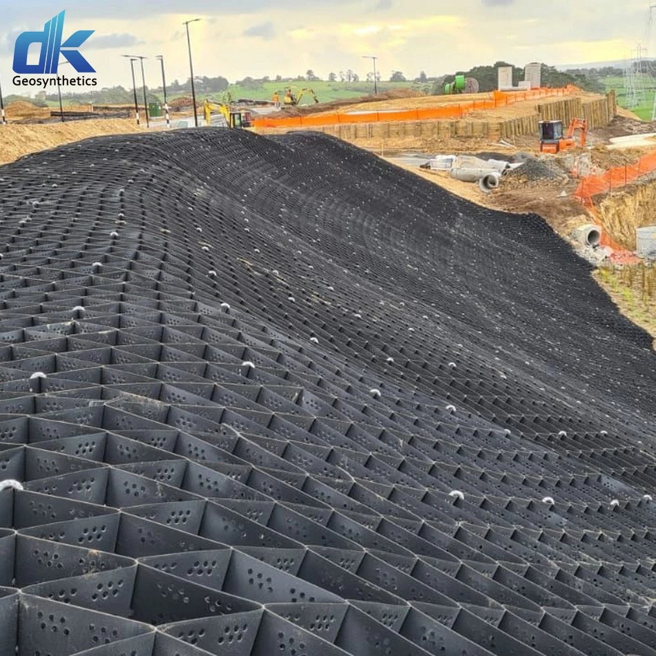 HDPE Geocells for gravel road construction Geocells for slope protection geocell for road