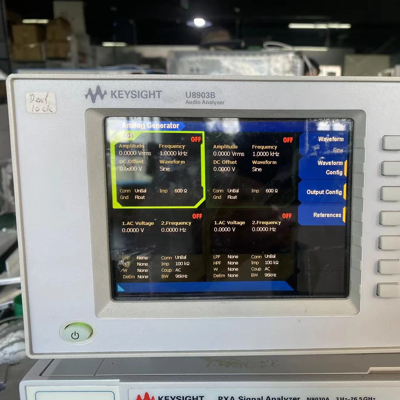 Keysight U8903B Performance Audio Spectrum Analyzer