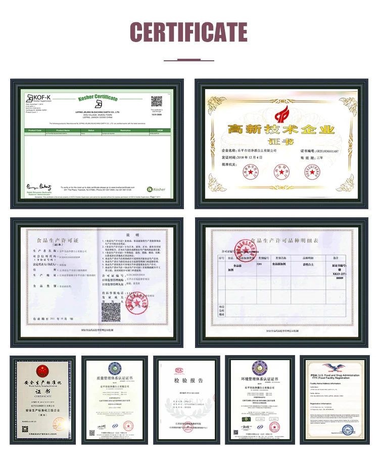 High Activity bleaching earth clay powder price ability manufacturer supplier for industrial waste engine oil refining filter