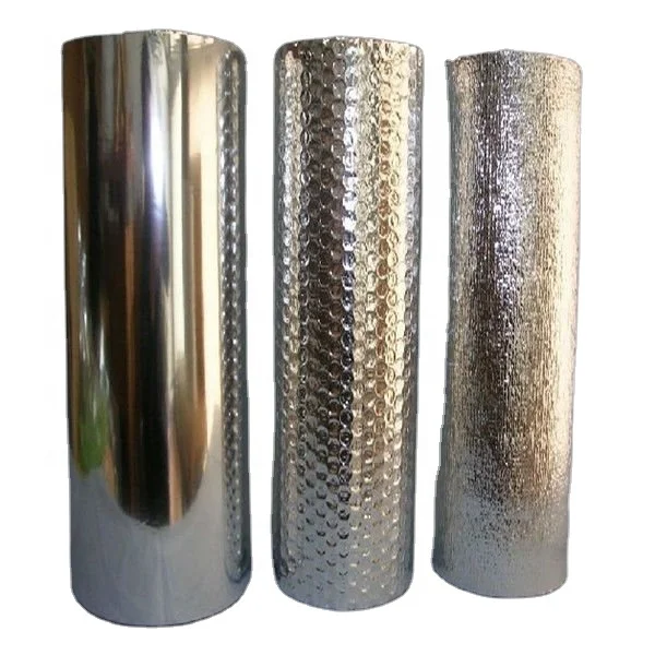 Reflective Aluminum Coated Pet Film Laminated Woven Fabric for Packing and Insulation Materials