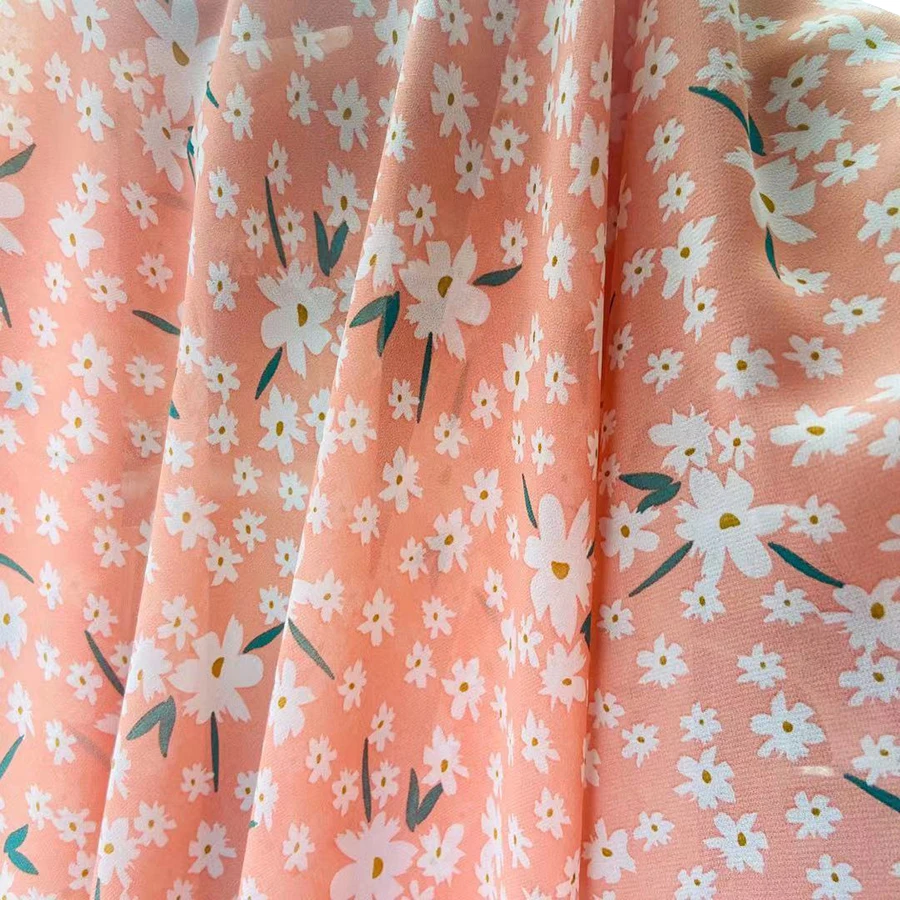 Новый стиль Женская блузка свадебное платье ткань брюки полиэстер шифон ткань