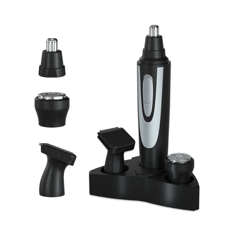 Hot sale 4 in 1 professional IPX7 electric facial ear and nose hair trimmer for men women