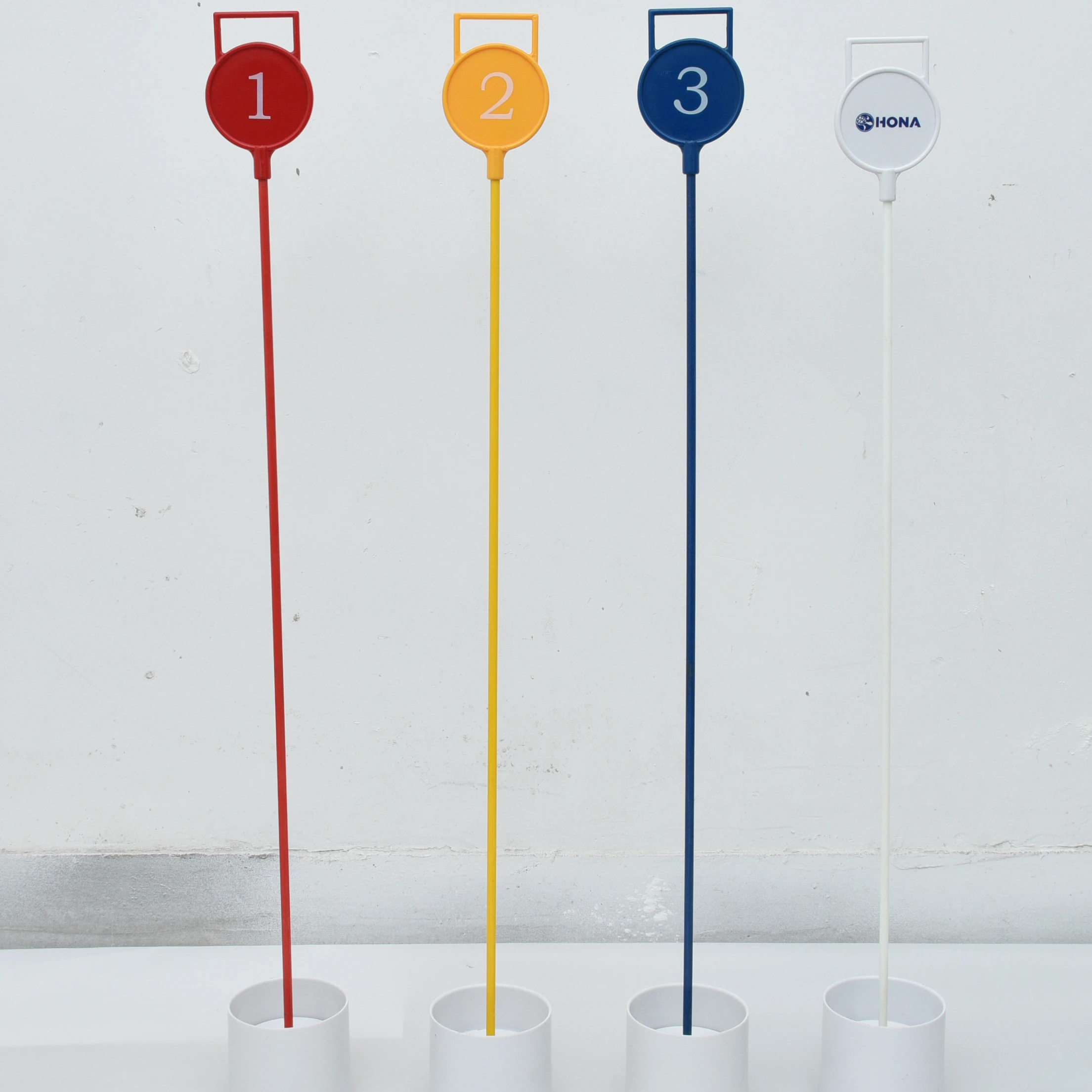 Factory Flagpole Plastic Aluminium Mini Golf Pole Pin Flagpole With Hole Cup Golf Putting  Standard Stick Flag for Backyardfor