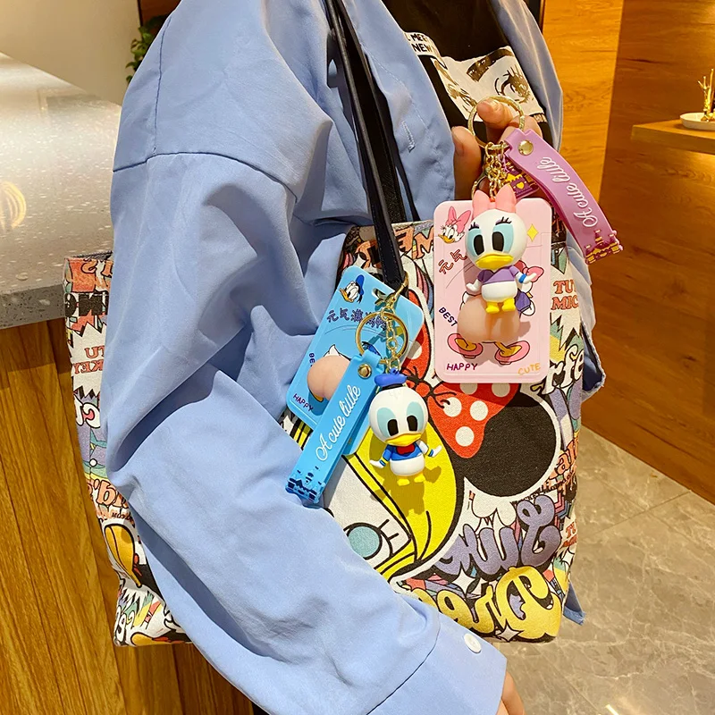 BaiMao 3d мультфильм Дональд Дак Дизайн брелок сумка бумажник Декор Подвеска эпоксидный пользовательский для ключей