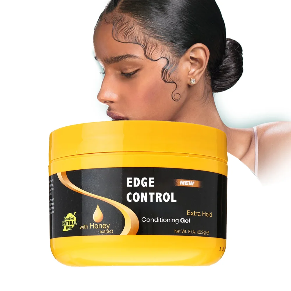 Private label super strong  best olive oil edge control  no white custom edge control gel