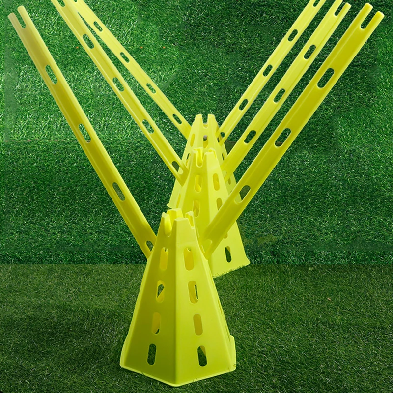 Ведущий Регулируемый ловкость препятствия конус палки прыжок футбольные тренировочные штаны