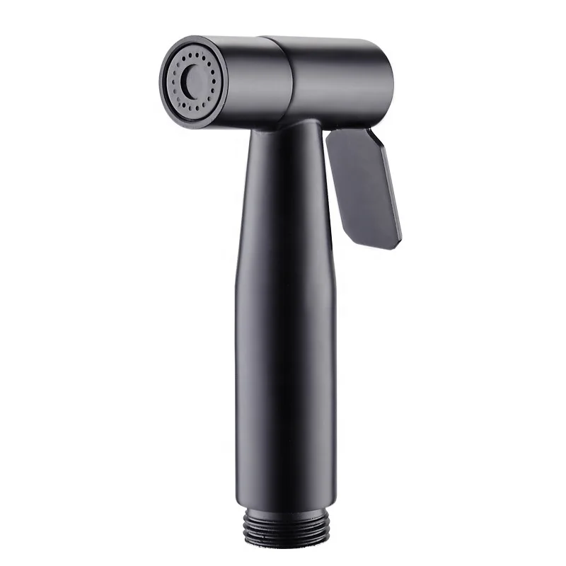 Portable Wall Mounted Power Chrome Black Toilet Shattaf Handheld 304 Stainless Steel Bidet Spray Shattaf Shower