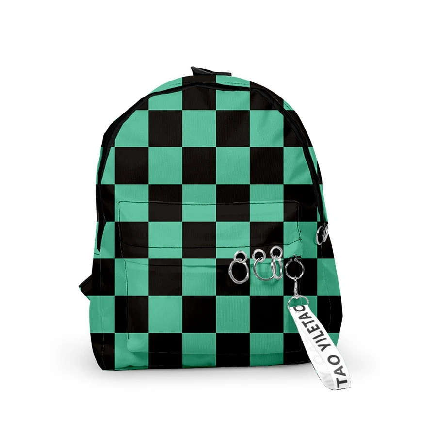 wholesale Demon Slayer backpack: Kimetsu no Yaiba Canvas Tomioka Giyuu School Bags Girls Travel Mochila Feminina Notebook Boy