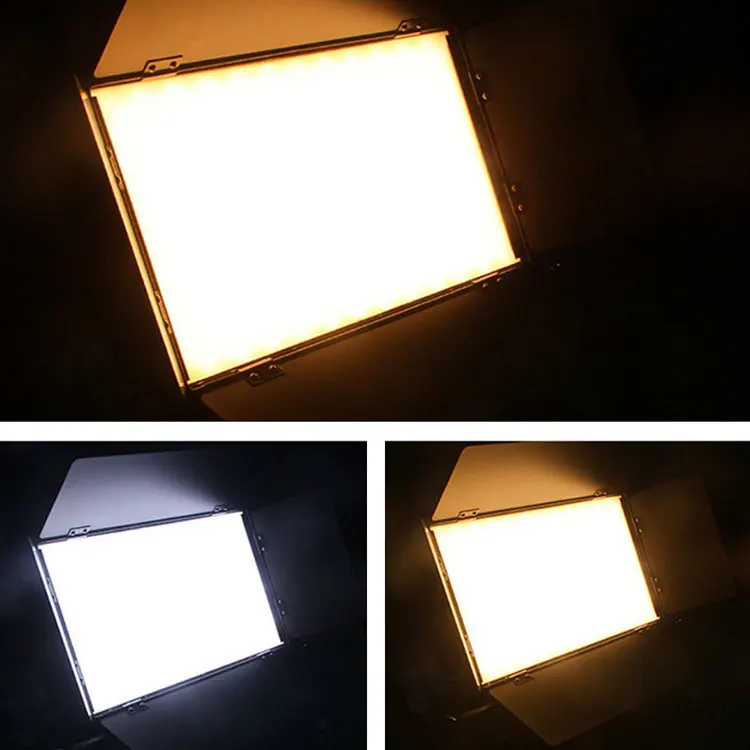 High CRI95 Church Tv Studio  Light Warm Cool White 3200k-5600k Theatre Camera Led Flat Panel Lighting Led Video Soft Light
