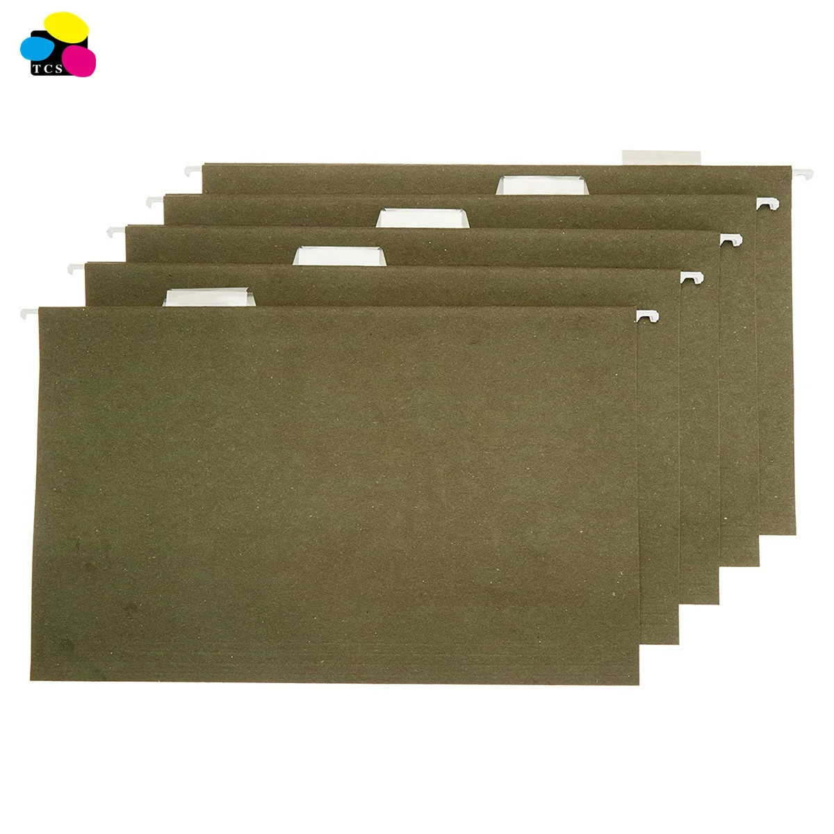 stationery product 25 per Box Legal Size 1/3-Cut Adjustable Tab Standard Green Hanging File Folder