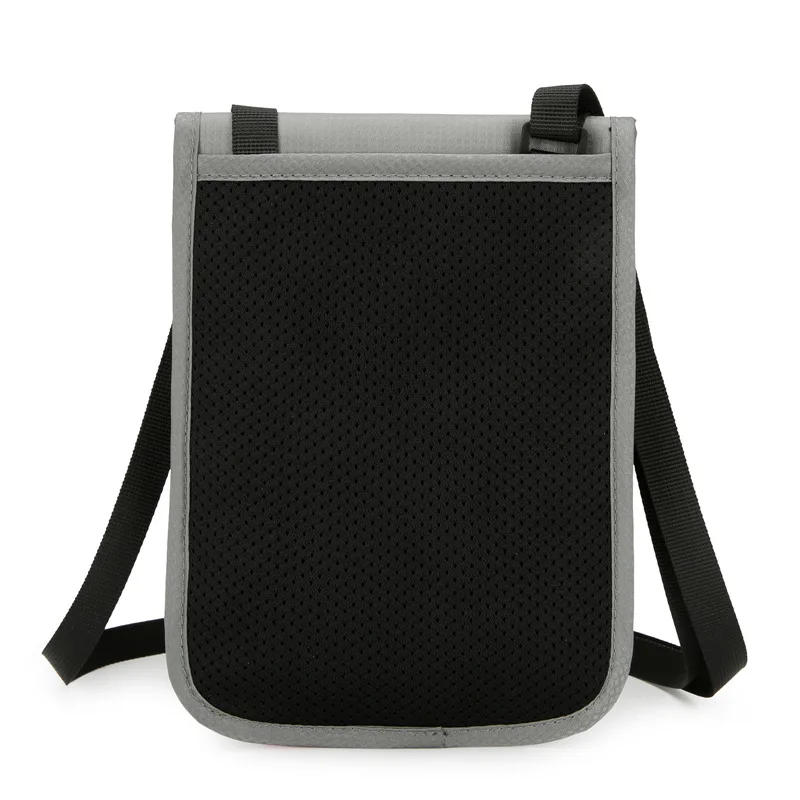 Wholesale Custom logo Men multifunctional Pouch Neck Wallet with waterproof travel passport bag Oxford crossbody shoulder bag