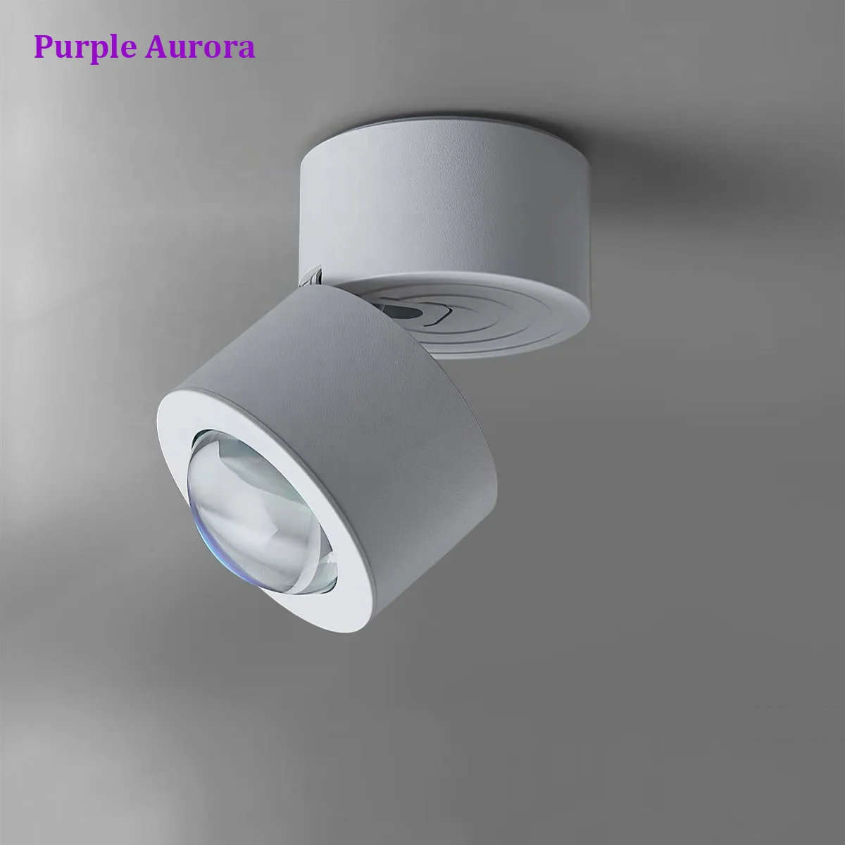 Spotlight Sunset Wall Projector Round Light Led Surface Mounted Ceiling Lamp Adjustable Cob Downlight