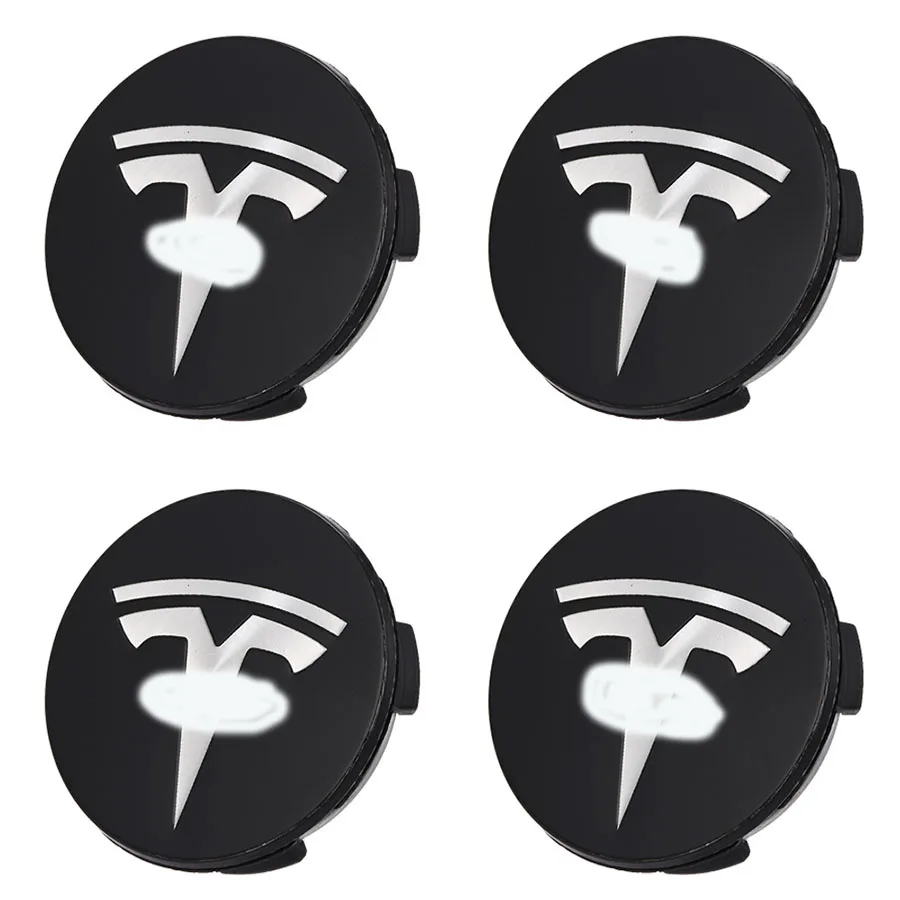 4Pcs 56Mm Outer Diameter 56Mm/2.22Inch Hub Center Caps For Tesla Model 3 S X Yand All 2.22Inch Wheel Hub