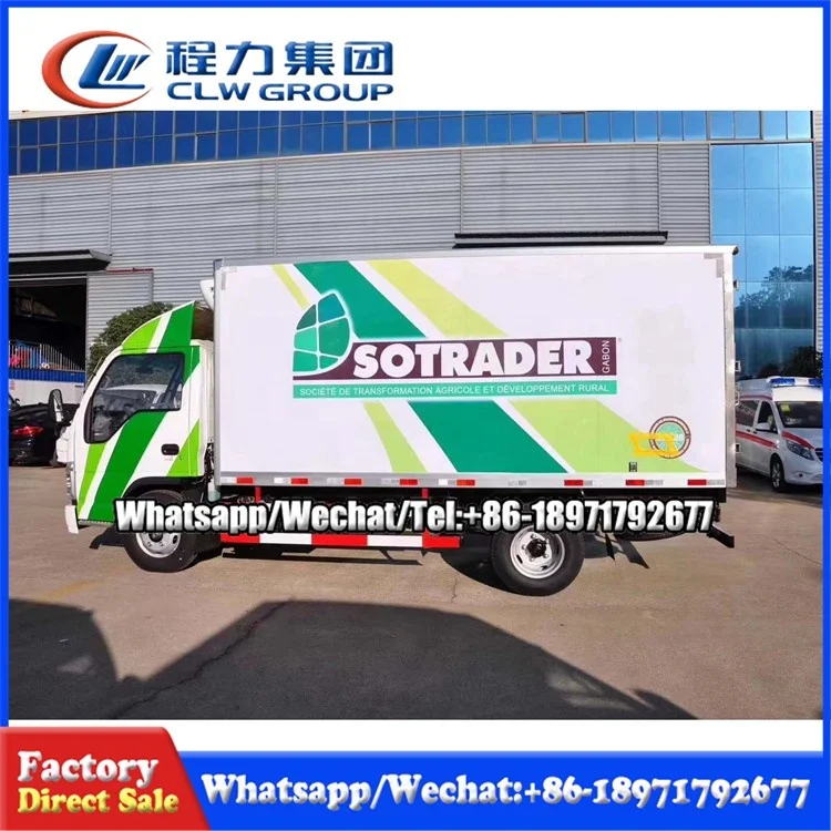 China Factory Price ISUZU 4X2 New Condition Diesel Fuel Refrigerated Truck For Sale