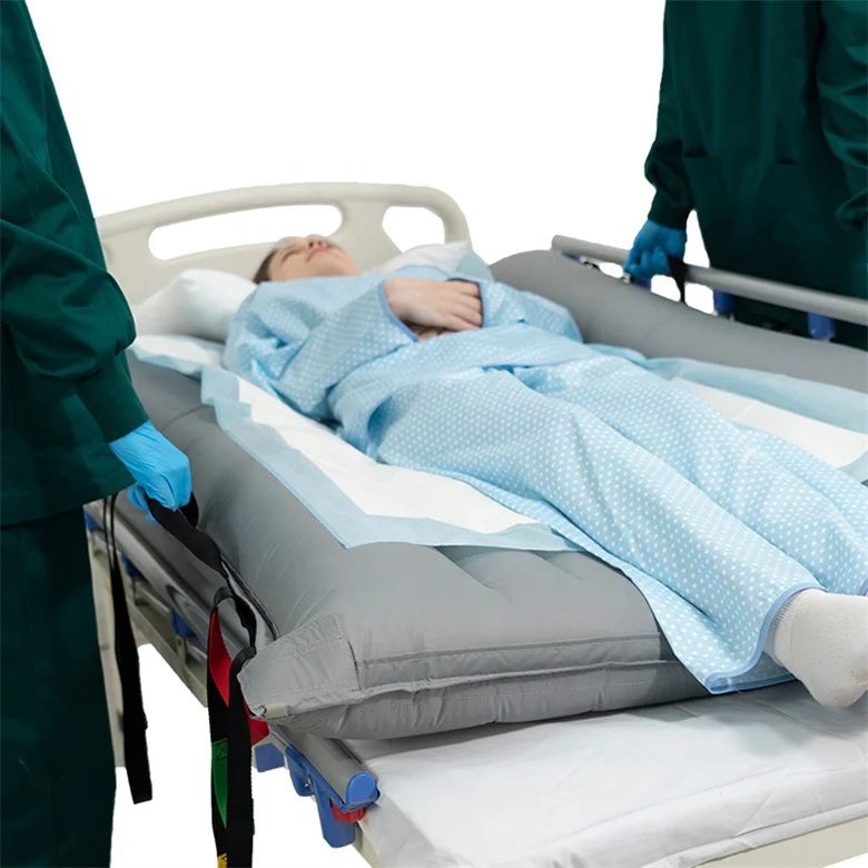 Нетканый одноразовый медицинский переносной надувной матрас надувная подушка с пряжками рядом SWL 1200 фунтов от поставщика OEM