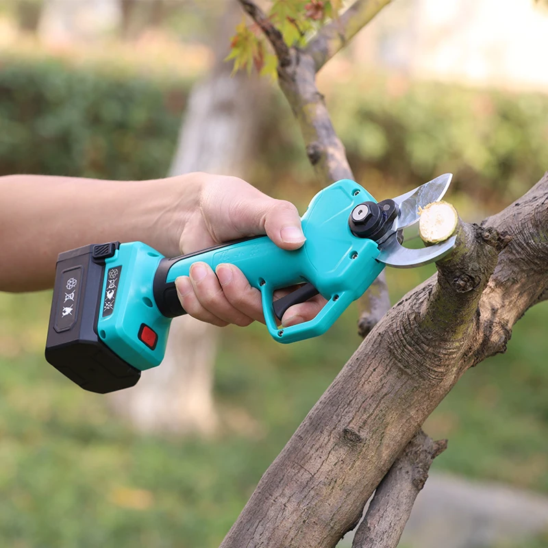 Custom Logo Power Shears 16.8V 2Ah Rechargeable Cordless Electric Pruner Tree Pruning Scissor