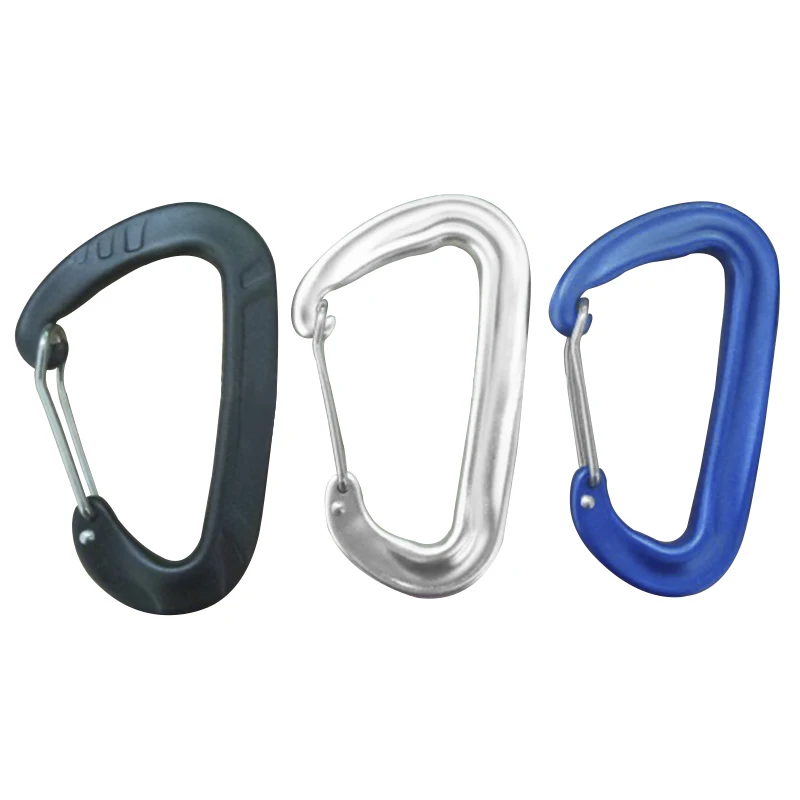 Carabiner With Screw Snap Carabiner D Shaped Locking Spring Snap Hook Rotating Carabiner Hook