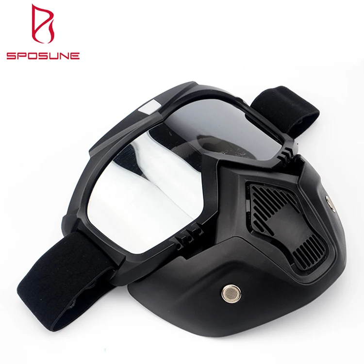  2021 Motocross glasses detachable wear under helmet motorcycle sunglasses uv400 motocross