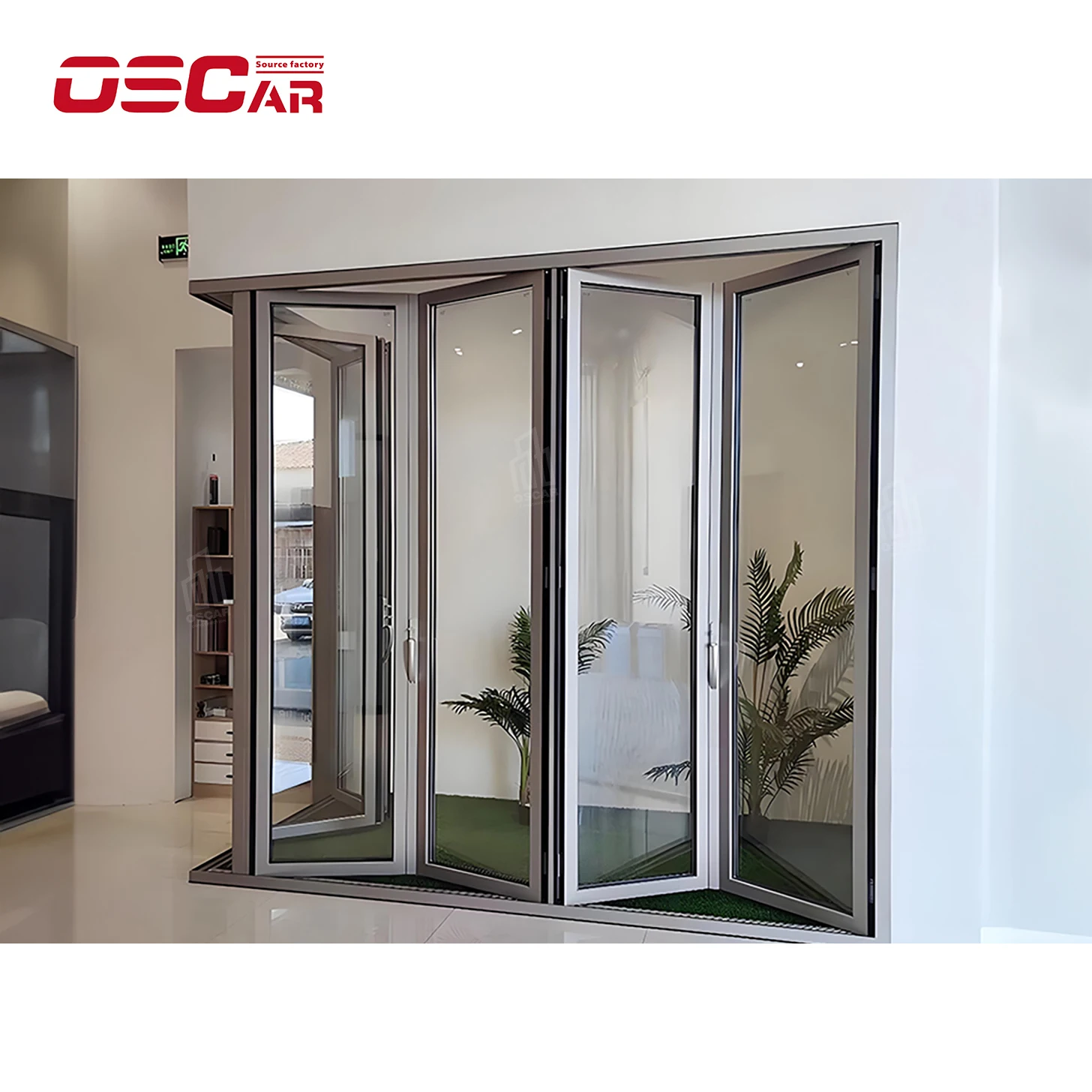 Oscaracso Wholesale cheap price window screen mesh folding polyester screen pleated mesh anti mosquito net for sliding screen do