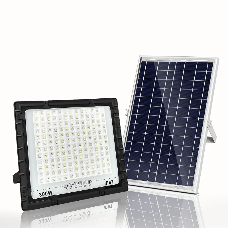 Garden Courtyard New Outdoor Lighting Waterproof IP67 Aluminum Solar Wall Light Reflector Solar Flood Lights