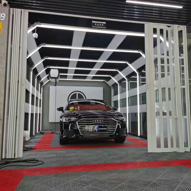 Aluminum alloy folding door kitchen sliding door partition living room bathroom balcony room simple retractable sliding door