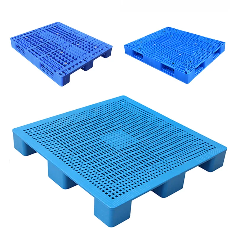High-Quality HDPE Nine-Feet Perforated Plastic Pallets Made from New Raw Materials