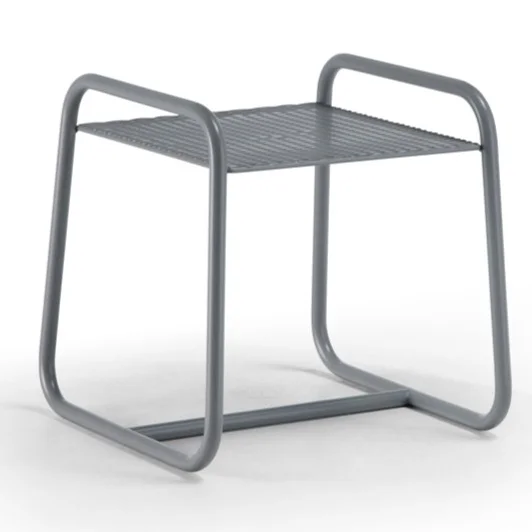 Nordic Style Hot-selling Lolita Rectangular Metal Garden Side Table For Outdoor Furniture