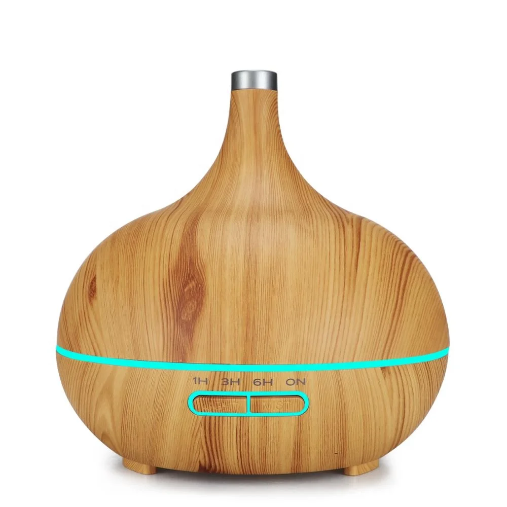 Wholesale High Quality Ultrasonic Electric Wooden Aroma Oil Diffuser Wood Aromatherapy Diffuser Machine