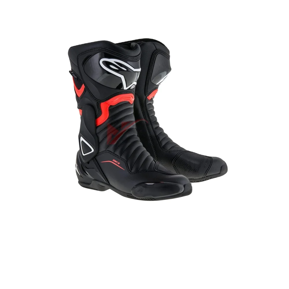 Мужские Изготовленные На Заказ высококачественные кожаные ботинки для мотоциклов прочные кожаные гоночные ботинки для мотоциклов