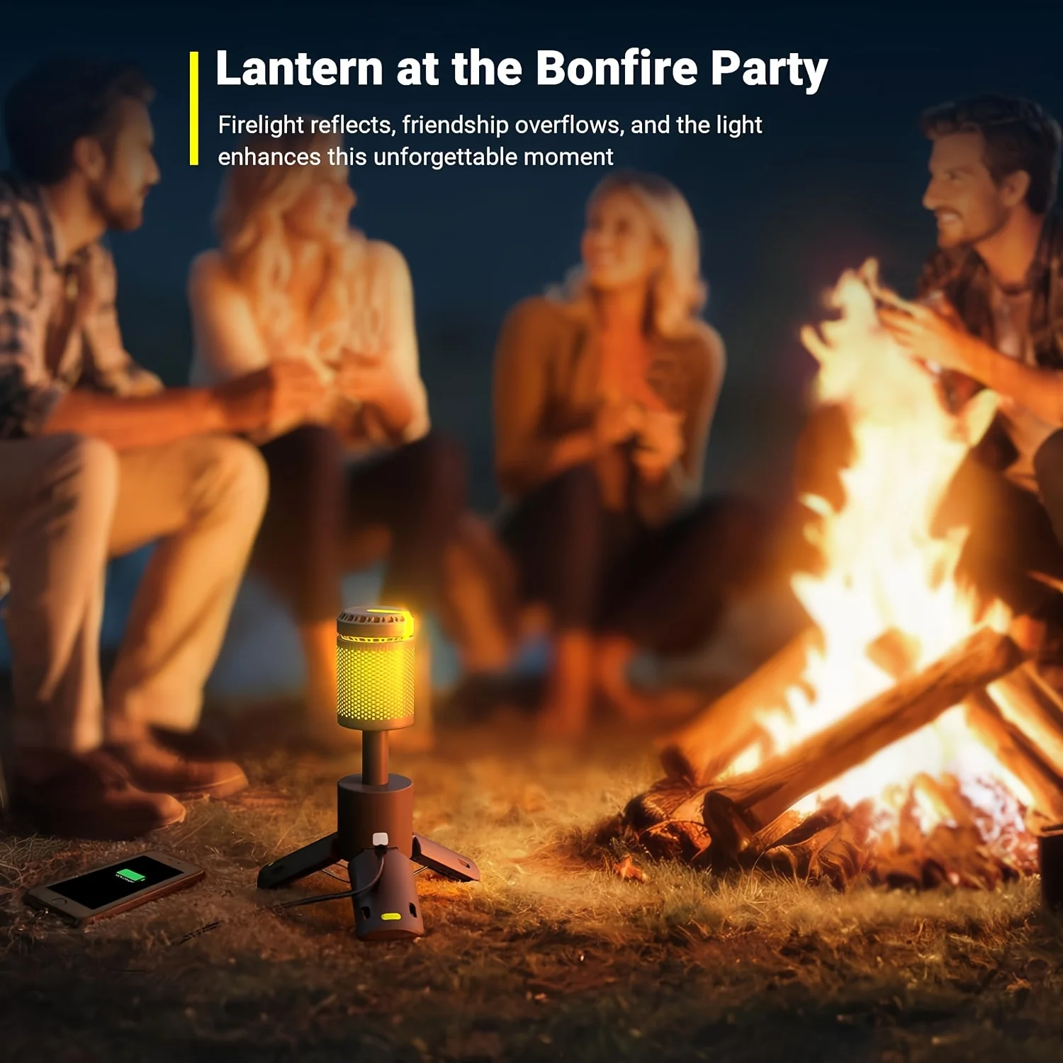 Factory Direct Sale Camping Light Telescopic and Collapsible Night Light Mobile Lighting 10000mAh Battery Built-in Magnetic Road