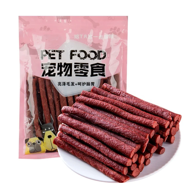 Custom Dogs Food Freeze-dried Beef Stick Pet Food Premium Quality Treats Natural Protein Nutrition Stable Shelf Life 500g