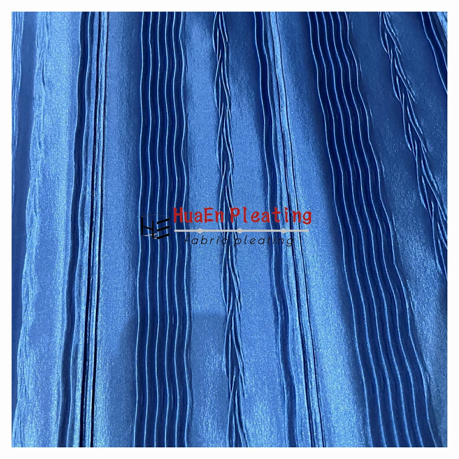 Jiangsu Changzhou HuaEn flat harlequin side box viscose fabric velvet textile cloth Pleating machine for dress