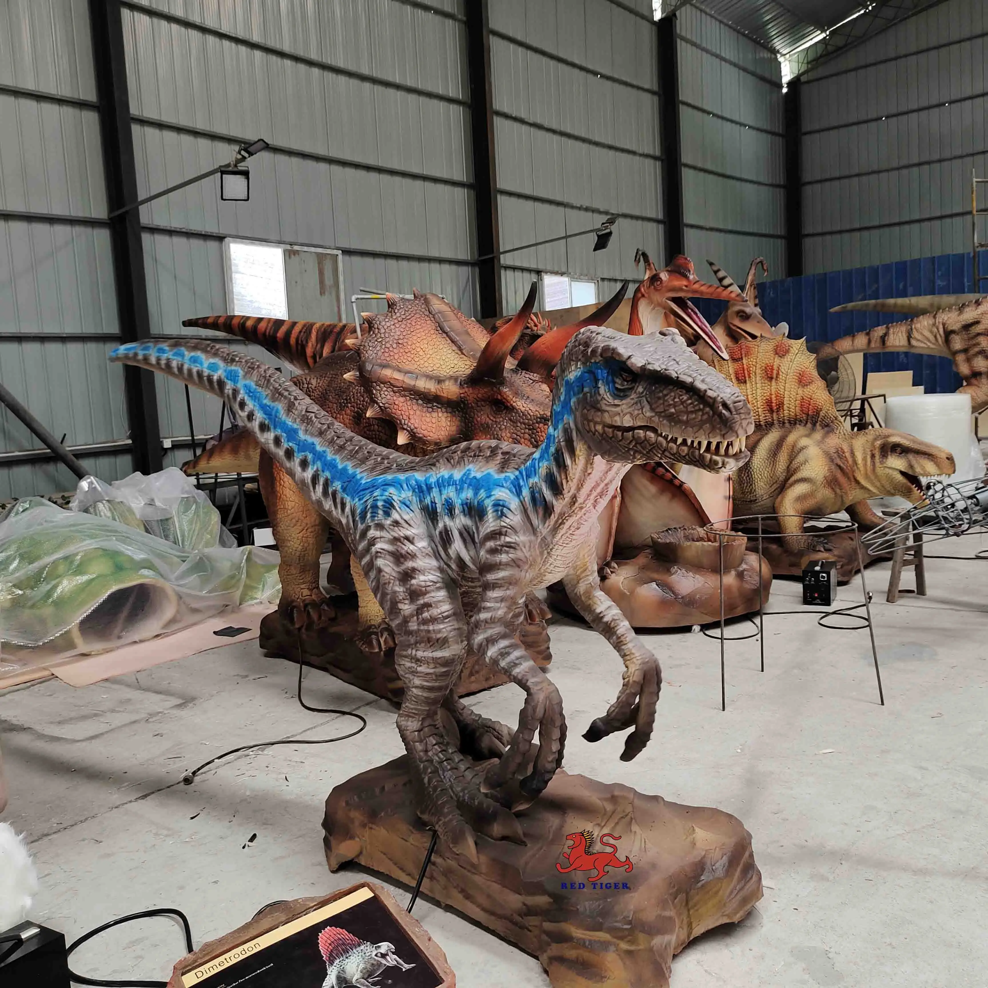 Mechanical Animated Dinosaur For Jurassic Theme park And Dino Related Events