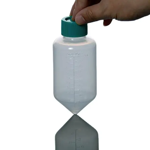 lab sterile test bottle 225ml plastic ultrafiltration conical centrifuge tube with filter