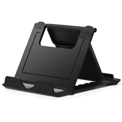 Portable Universal Plastic Cell Phone Stand Adjustable Foldable Desktop Mobile Phone Holder With Customized Logo