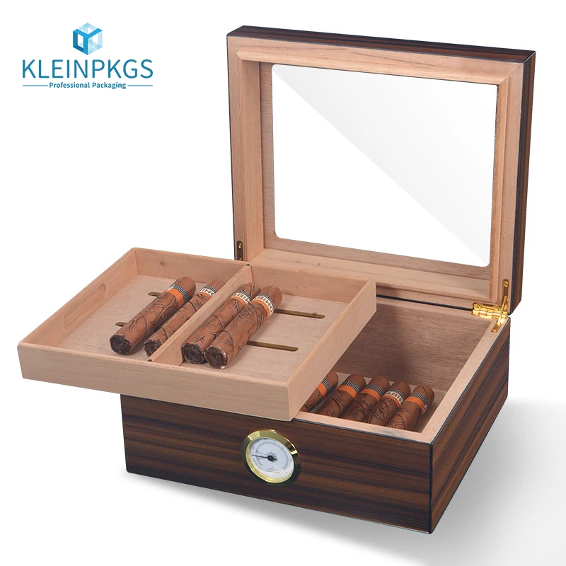Large Cigar Box Cigar Box Lock Case Wood Cigar Box