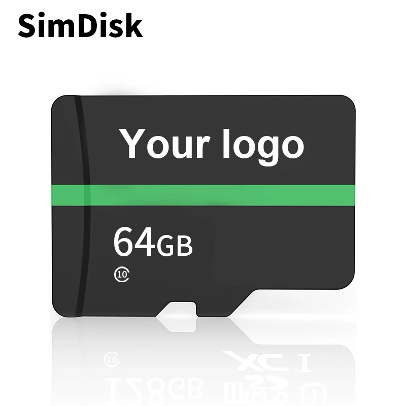 SimDisk Factory Direct Mini SD Card 128GB 32GB 256GB 16G 400GB Micro TF Memory Card Ultra Class 10 Memory Card 64gb for Phone