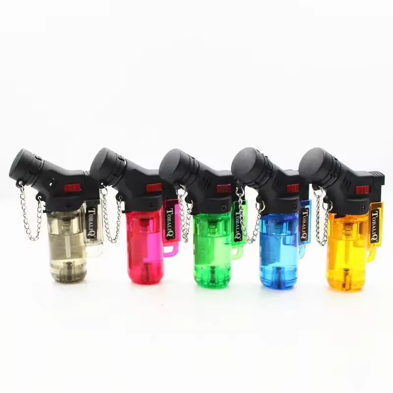 New Design Wholesale Torch Lighter Portable Cheap Plastic Refillable Gas Lighter Smoking Accessories
