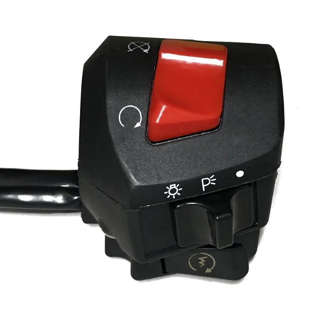 25 мотоциклетный переключатель в сборе, ручной переключатель рулевого управления, ручные фитинги для фар, переключатель