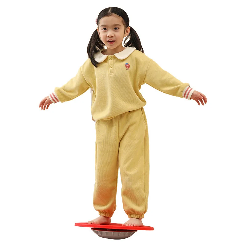 Kids PP Balancing Sensory Toys Standing  Yoga Stability stretch Fitness Wobble Balance Board Children Sensory Training Equipment