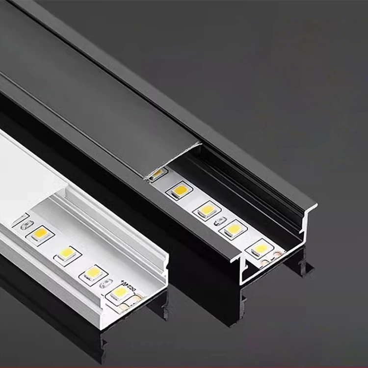 12V Jewelry Atmosphere Lighting Lamp Embedded Line Lamp in Wardrobe Cuttable Aluminum Solderless Wiring Strip Lamp VOC