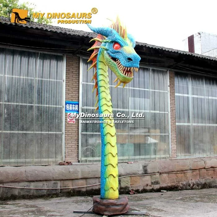 MyDino Роботизированная аниматронная голова дракона