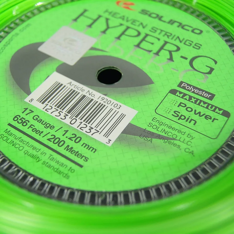 Solinco hyper G 17G/1 25 струна в рулоне 660ft/200 м