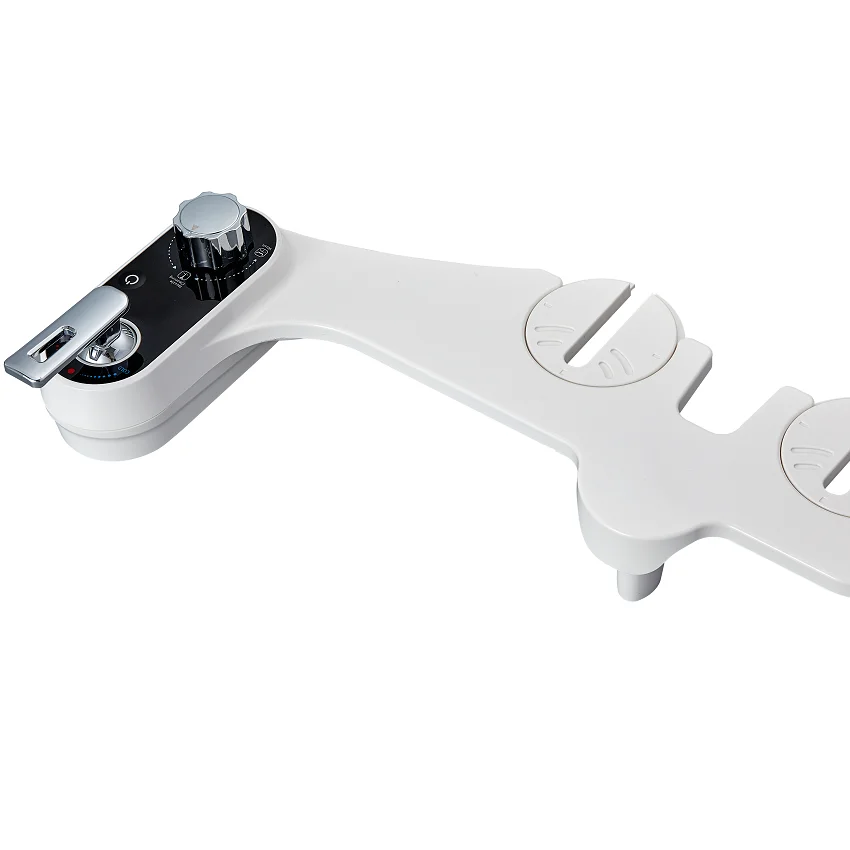 Water temperature one piece toilet seat bidet attachment for bathroom of sanitary accessories