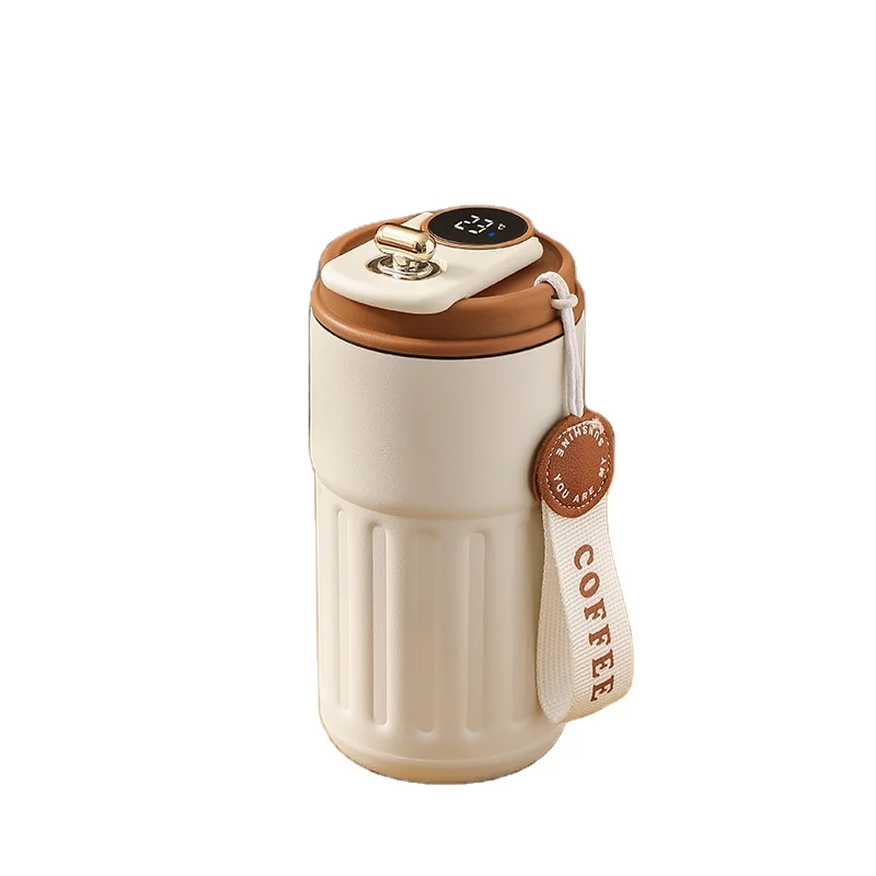 Temperature Display Custom Logo Insulated Stainless Steel Thermos Vacuum Digital LED Temperature coffee Smart Water cup mug