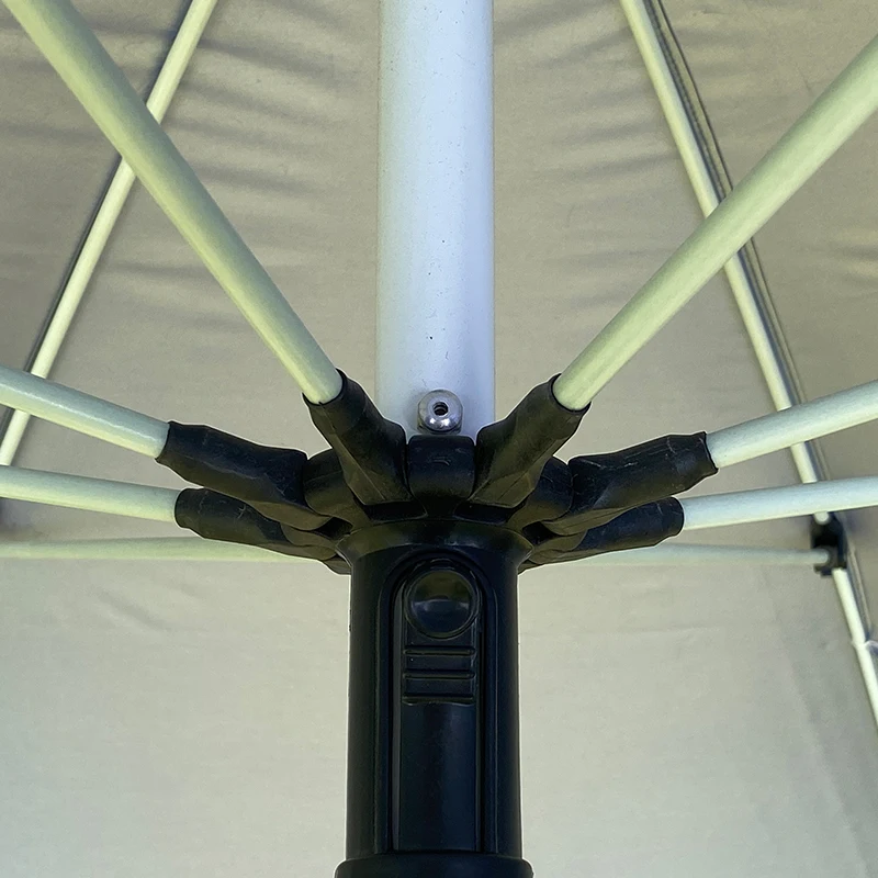 Custom Logo Printing Outdoor Waterproof Fold Sun Beach Umbrella 420d Silver Coated Oxford Fabric Uv Protection Umbrella