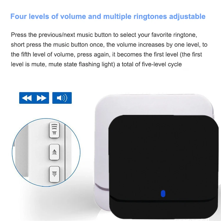 1080P Doorbell Camera Wifi Video DoorBell Camera Wireless Video Door Phone Intercom HD Ring Wifi Doorbell Camera for Apartments